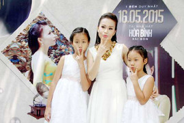 Cẩm Ly khoe hai cô công chúa nhỏ đáng yêu