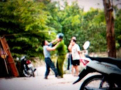 Ngăn cản xô xát, công an Thanh Hoá bị đánh trọng thương