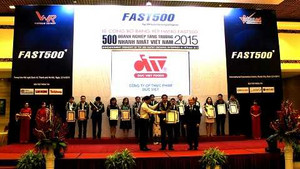 Thực phẩm Đức Việt vào top 500 doanh nghiệp tăng trưởng nhanh nhất Việt Nam 2015