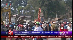 Clip: Xe mất phanh gây tai nạn, 6 người chết thảm ở Đắk Lắk