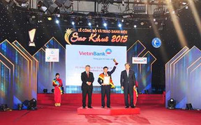 VietinBank 'chinh phục' Sao Khuê 2015