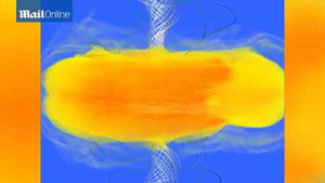 Clip: Điều gì xảy ra khi hai lỗ đen 'khủng' lao vào nhau