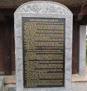 Truy trách nhiệm việc 'dựng chui' bia đá tại đền Trần