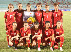 Tuyển nữ Việt Nam thắng hú hồn Myanmar