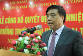 ĐH Ngoại thương chính thức có hiệu trưởng mới