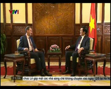 Chủ tịch nước trả lời phỏng vấn Đài truyền hình quốc gia Nga