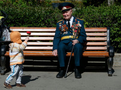 Những hình ảnh xúc động trong lễ duyệt binh ngày Chiến thắng