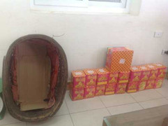 Liều lĩnh chở pháo lậu trên cao tốc Nội Bài - Lào Cai