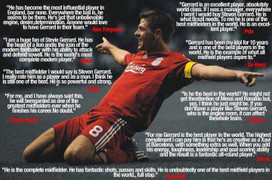 Thế giới bóng đá tri ân Steven Gerrard