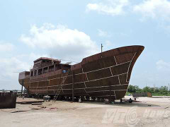 Tàu dịch vụ hậu cần nghề cá 'khủng' nhất Việt Nam sắp hạ thủy