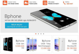 Bắt đầu bán Bphone qua mạng, lo bản mạ vàng 'cháy' hàng