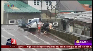 Clip: Giải cứu 2 em bé bị lũ cuốn ở Lâm Đồng