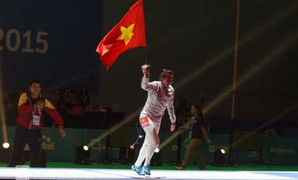 Đoàn Việt Nam có HCV thứ 4 từ môn đấu kiếm
