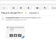 Mã độc trong email giả mạo cơ quan trung ương
