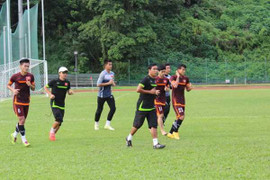 U23 Việt Nam tập luyện giữa rừng