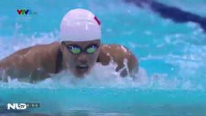 Clip: Ánh Viên phá kỷ lục SEA Games 200 m bơi bướm
