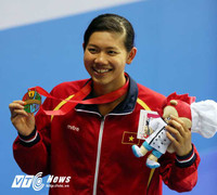 Trực tiếp SEA Games 28 ngày 11/6: Ánh Viên giành HCV thứ 8