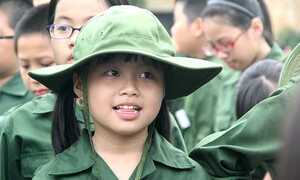 260 ‘chiến sỹ nhí’ xuất quân tham dự học kỳ quân đội