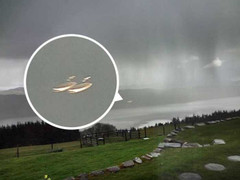 Xôn xao ảnh chụp UFO trên hồ Loch Ness