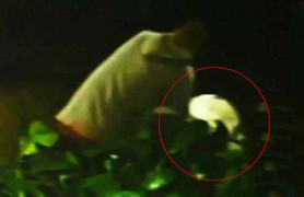 Clip: Xót xa bé 9 tháng tuổi bị cha bỏ rơi trong bụi rậm