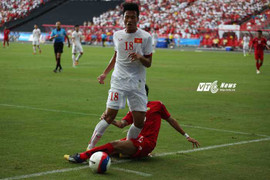 Sao V-League chế nhạc động viên U23 Việt Nam