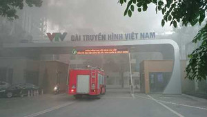 Cháy lớn tại Đài Truyền hình Việt Nam