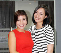 Con gái Mỹ Linh về nước cùng mẹ tìm kiếm tài năng