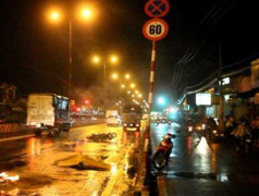 Tông vào dải phân cách, người đàn ông chết thảm