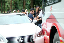 Xe tiền tỷ chở Quang Lê gây tai nạn ở Sa Pa