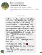 Lật tẩy chiêu lừa đảo trúng thưởng 'khủng' qua facebook