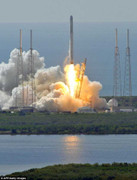 Tên lửa chở tàu vũ trụ của Mỹ nổ tung sau 3 phút rời bệ phóng