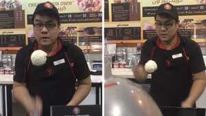 Clip: Anh chàng bán kem trổ tài tung hứng đẹp mắt ‘hút’ khách hàng