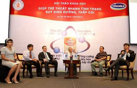 Giúp trẻ thoát nhanh tình trạng suy dinh dưỡng, thấp còi