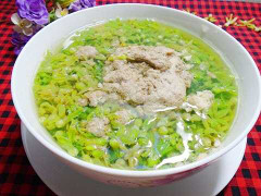 Ngọt ngon canh cua nấu thiên lý