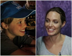 Angelina Jolie đưa con gái Siloh đến thăm gia đình Syria tị nạn