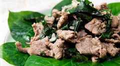 Ngọt thơm thị bò xào lá lốt