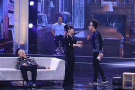 Chí Tài ngất xỉu trước nhan sắc của 'cô giáo' Trấn Thành