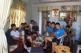 Trước ‘đại chiến’ QNK Quảng Nam, Đông Triều đưa đồng đội về nhà