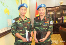 Thêm sỹ quan Việt Nam đi làm nhiệm vụ giữ gìn hòa bình của Liên hợp quốc