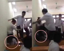 Phẫn nộ với clip nhóm nam sinh đánh hội đồng một nữ sinh