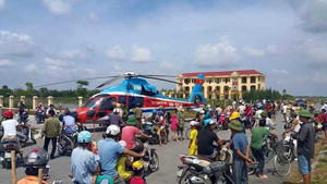 Gặp sự cố, máy bay quân sự hạ cánh khẩn cấp ở Thái Bình