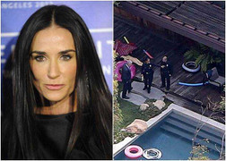 Demi Moore sốc khi có người chết trong bể bơi tại nhà