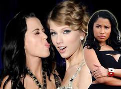 Katy Perry 'châm dầu' vào cuộc chiến giữa Taylor Swift và Nicki Minaj