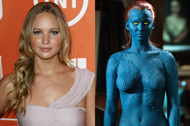 Rộ tin Jennifer Lawrence sẽ rút khỏi X - Men vì mệt mỏi với công đoạn hóa trang