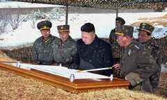 Ông Kim Jong-un thị sát diễn tập chiến tranh chống Mỹ, Hàn