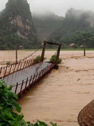 Mưa lũ Tây Bắc: 7 người thương vong, nhà cửa chìm trong nước lũ