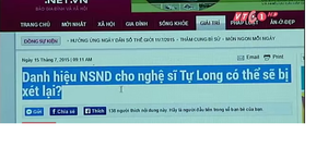 Tranh cãi về tiêu chuẩn phong tặng NSƯT, NSND