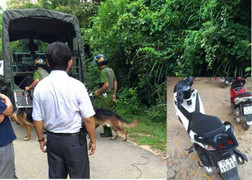 Nghi can dùng súng cướp xe ở Huế bị bắt trong một quán ăn