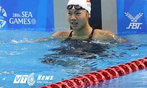 Vượt qua kỷ lục SEA Games, Ánh Viên vẫn bị loại ở 400m hỗn hợp