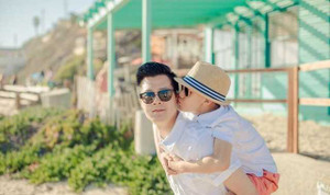 Con trai Quang Dũng chúc mừng sinh nhật Ba